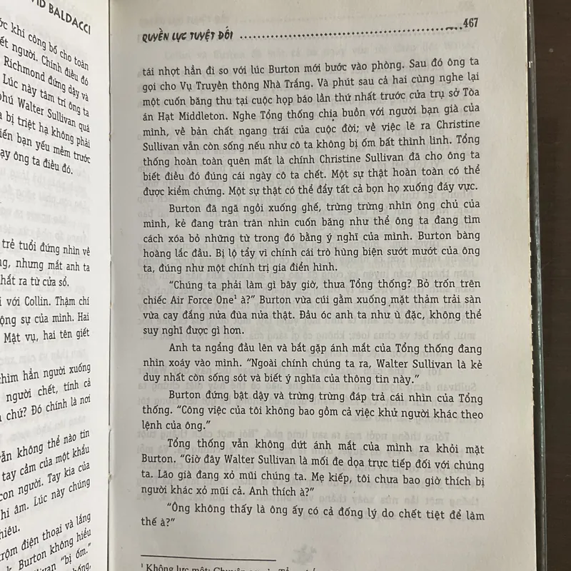 [CHÍNH TRỊ GIẬT GÂN] Quyền lực tuyệt đối - David Baldacci  719134