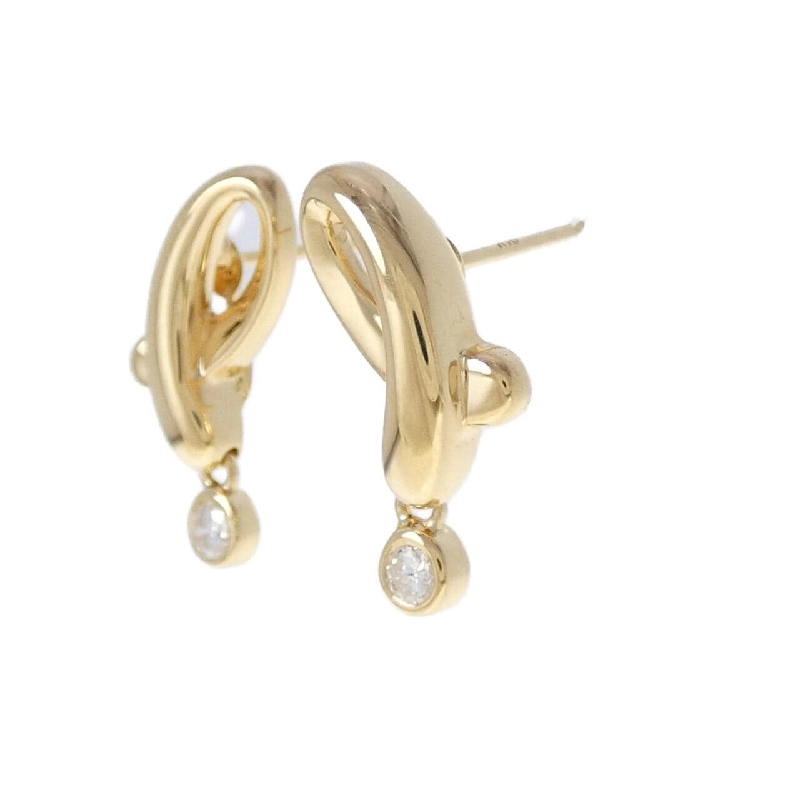 K18YG Bông tai kim cương 0.10CT - Hàng hiệu Chính hãng 865130