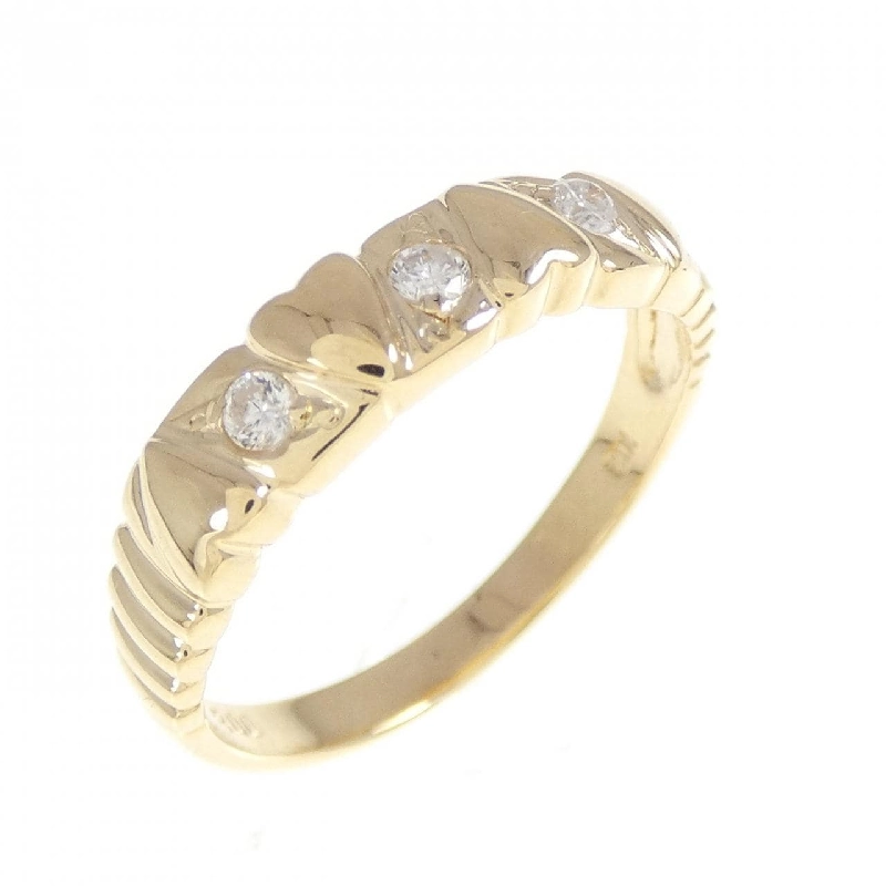 Nhẫn kim cương hình trái tim K18YG 0.08CT - Hàng hiệu chính hãng 854860