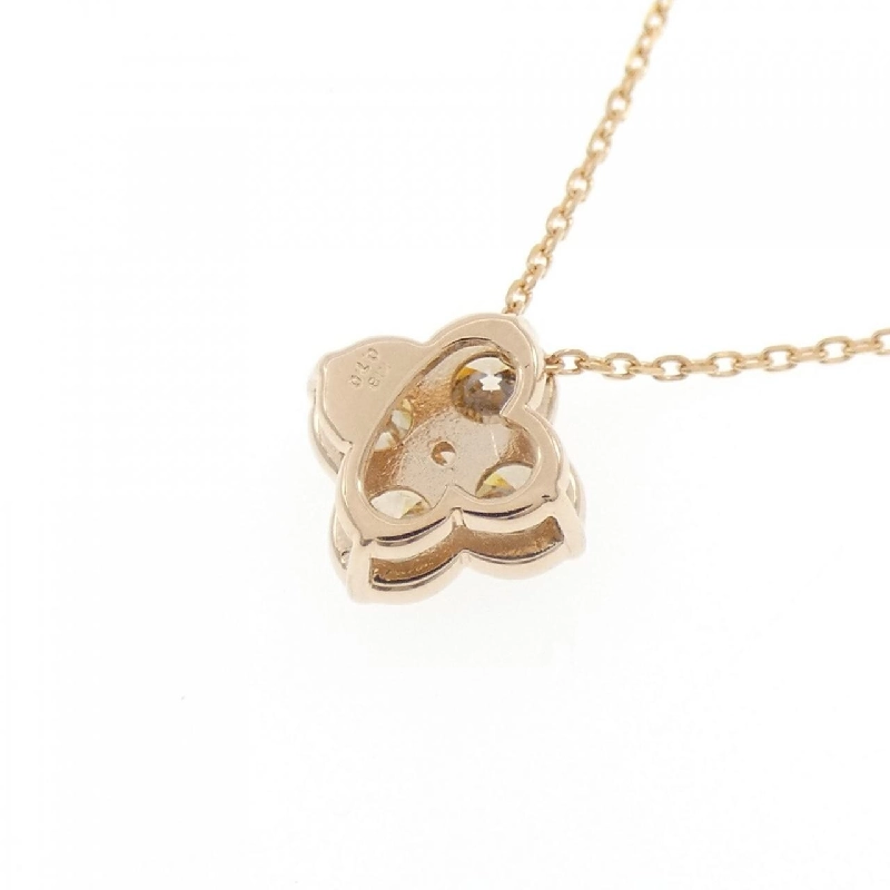 K18PG Hoa Kim Cương Dây Chuyền 0.70CT - Hàng hiệu Chính hãng 860113