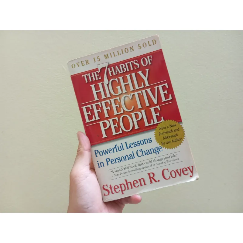 The 7 habits of highly effective people english book sách tiếng Anh  973791