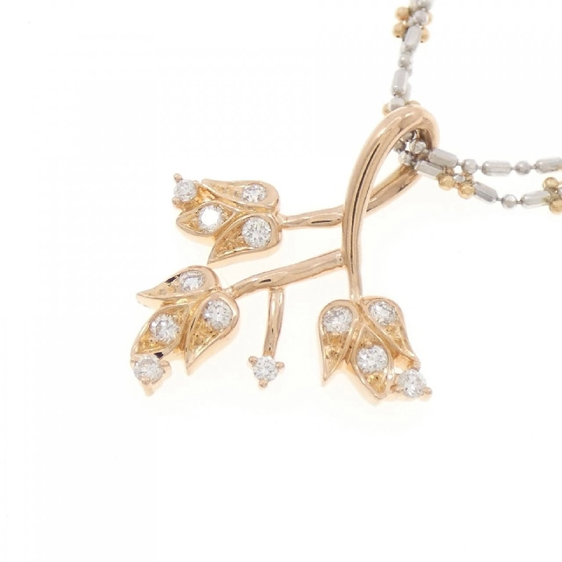 750PG/K18WG/K18YG Dây chuyền kim cương 0.27CT - Hàng hiệu Authentic 862937