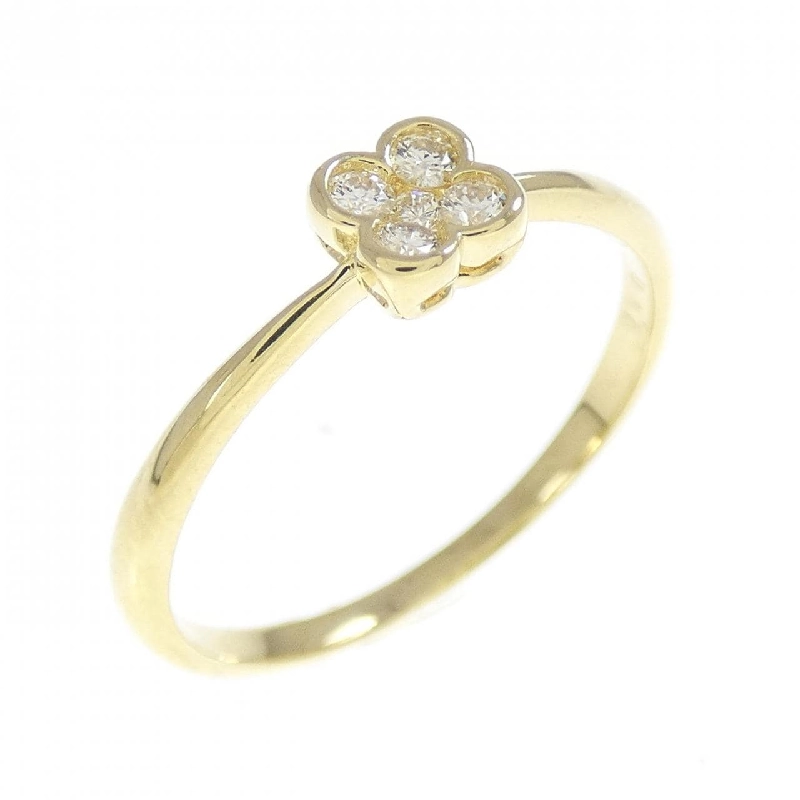 Nhẫn kim cương hoa K18YG 0.10CT - Hàng hiệu Authentic 852934