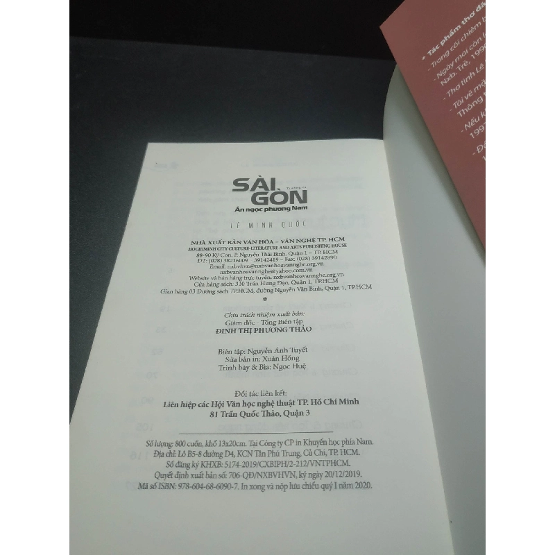 Sài Gòn - Ấn Ngọc Phương Nam 2020 - Lê Minh Quốc new 90% HCM1707 911981