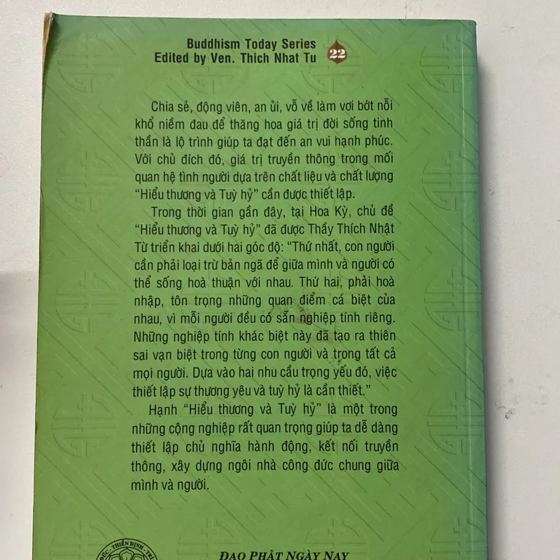 Sách Hiểu thương và tuỳ hỷ-Thích Nhật Từ 603316