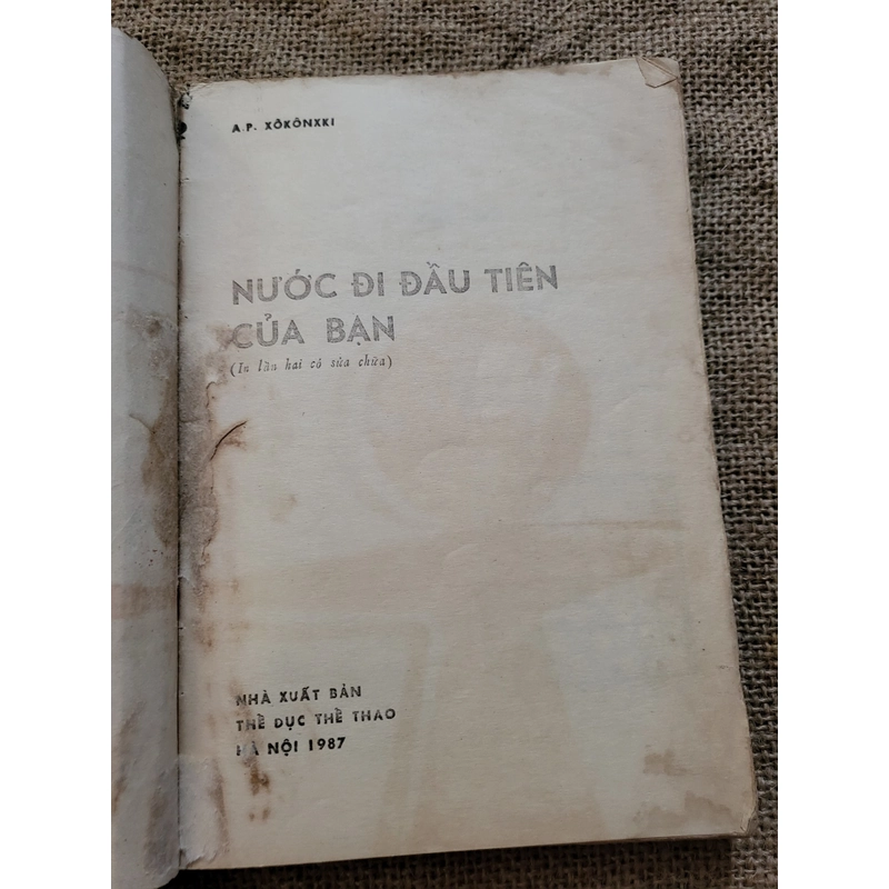 Nước đi đầu tiên của bạn _ sách cờ vua, dịch từ tiếng Nag  334917