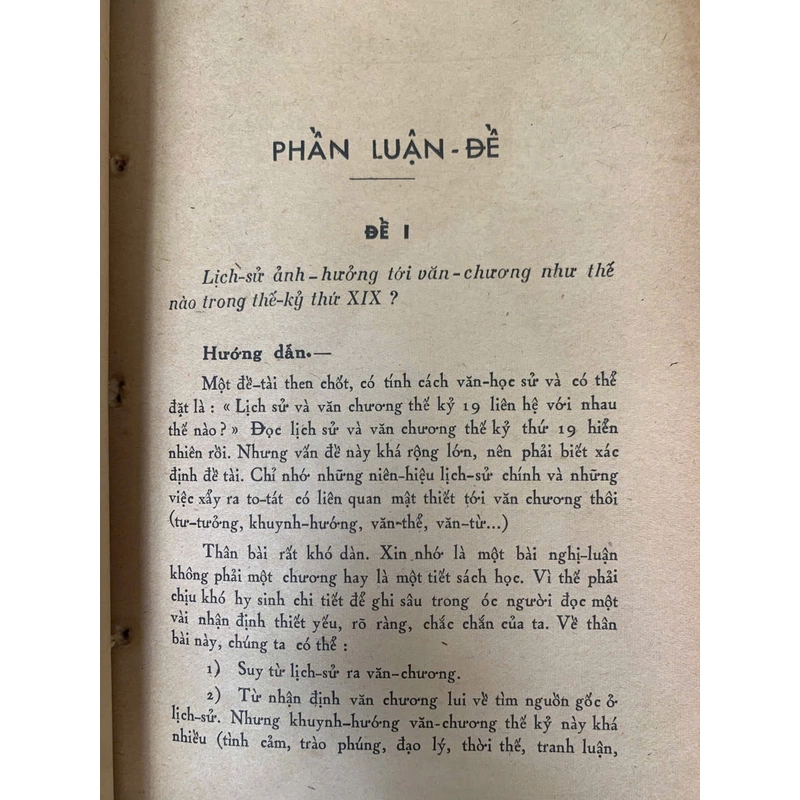 LUẬN ĐỀ TỔNG QUÁT VỀ THẾ KỶ XIX 519682