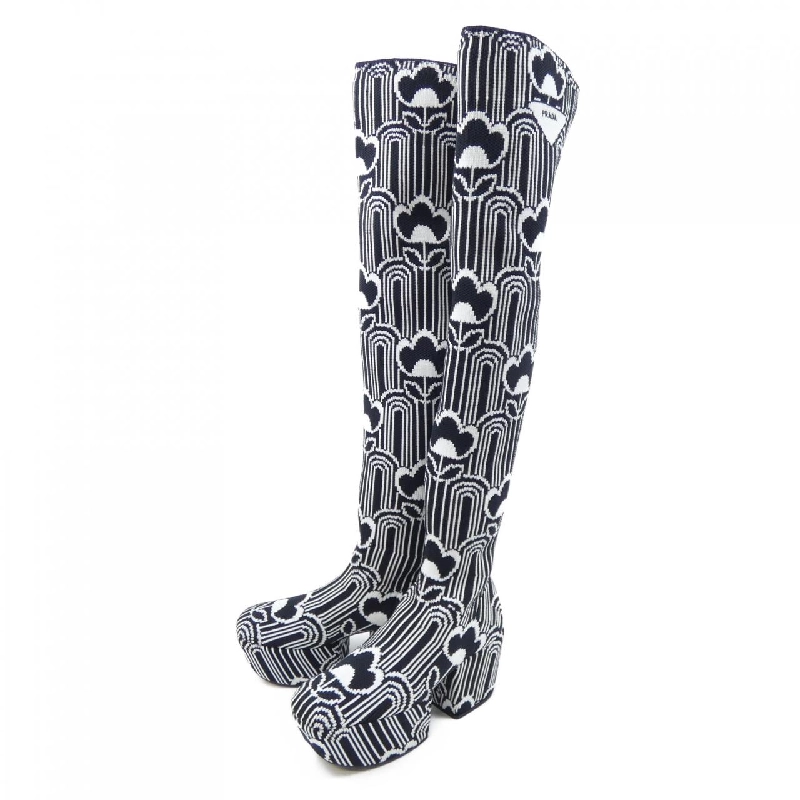 【Mã giảm giá】Giày bốt dài PRADA 662101