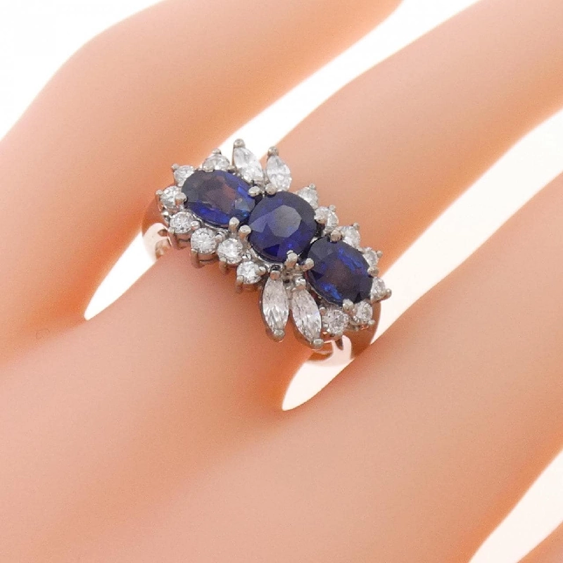 Nhẫn Sapphire 750WG - Hàng hiệu Authentic 846897