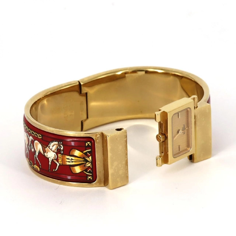 Hermès Roke Enamel GP LO1.201 GP Quartz - Hàng hiệu Chính hãng 876361