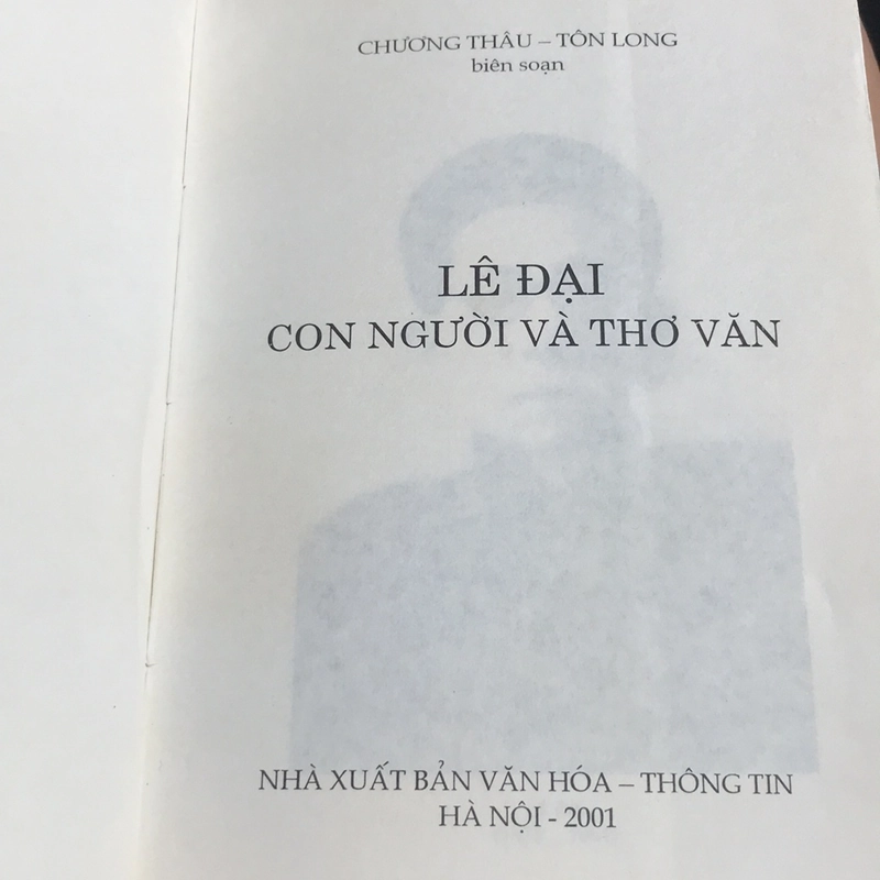 LÊ ĐẠI - CON NGƯỜI VỚI THƠ VĂN 507260