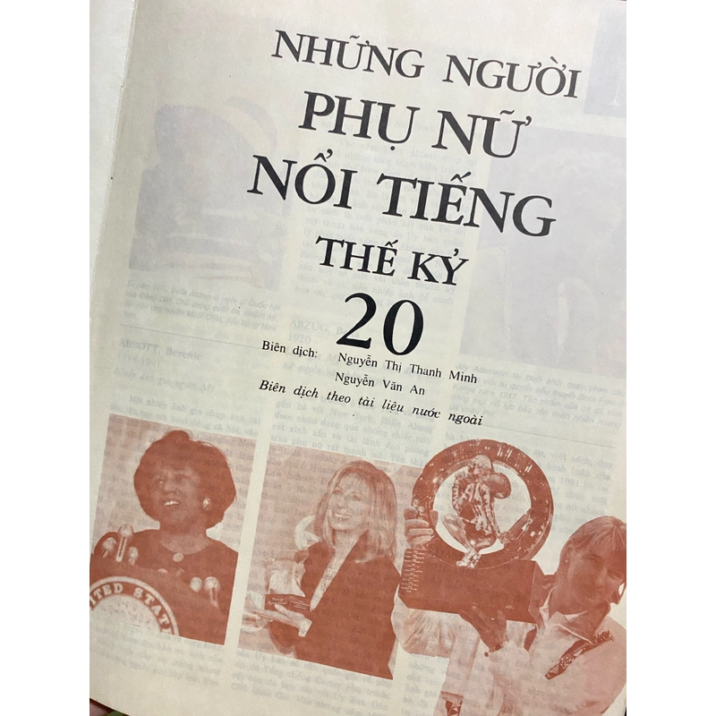 Những Người Phụ Nữ Nổi Tiếng Thế Kỷ 20 - xb1996 (bìa cứng) 385152