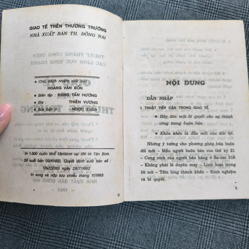 Giao tế trên thương trường - Phạm Côn Sơn - NXB Đồng Nai 1993 591802