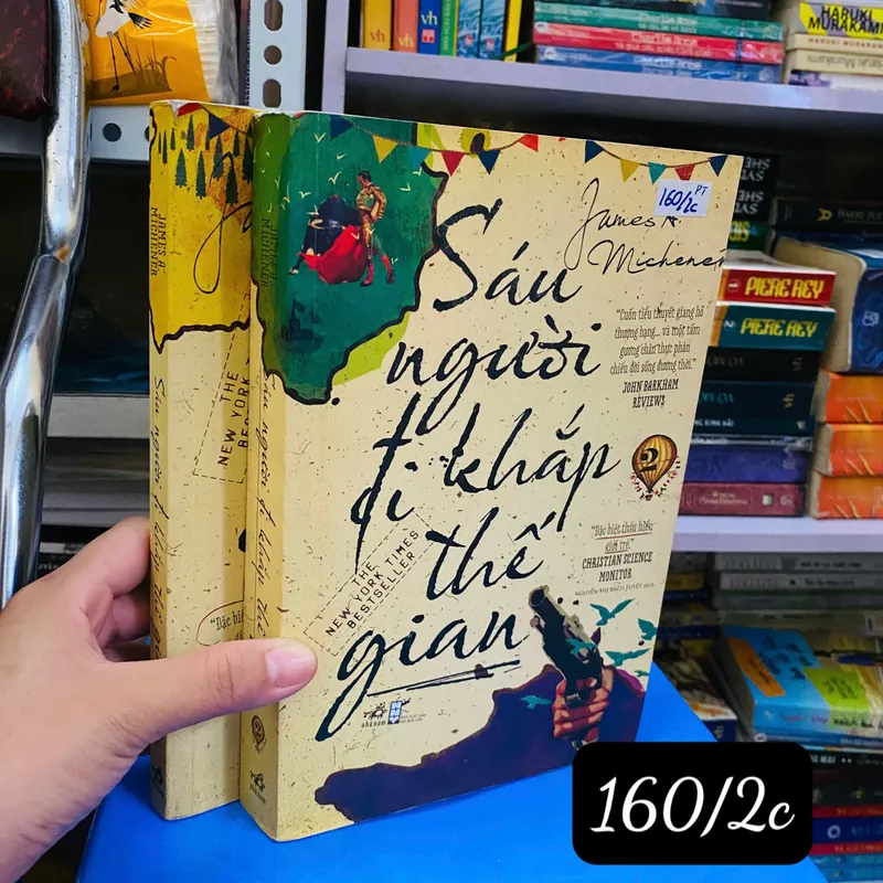 Combo 2 quyển - Sáu người đi khắp thế gian - James A. Michener#HATRA 704347