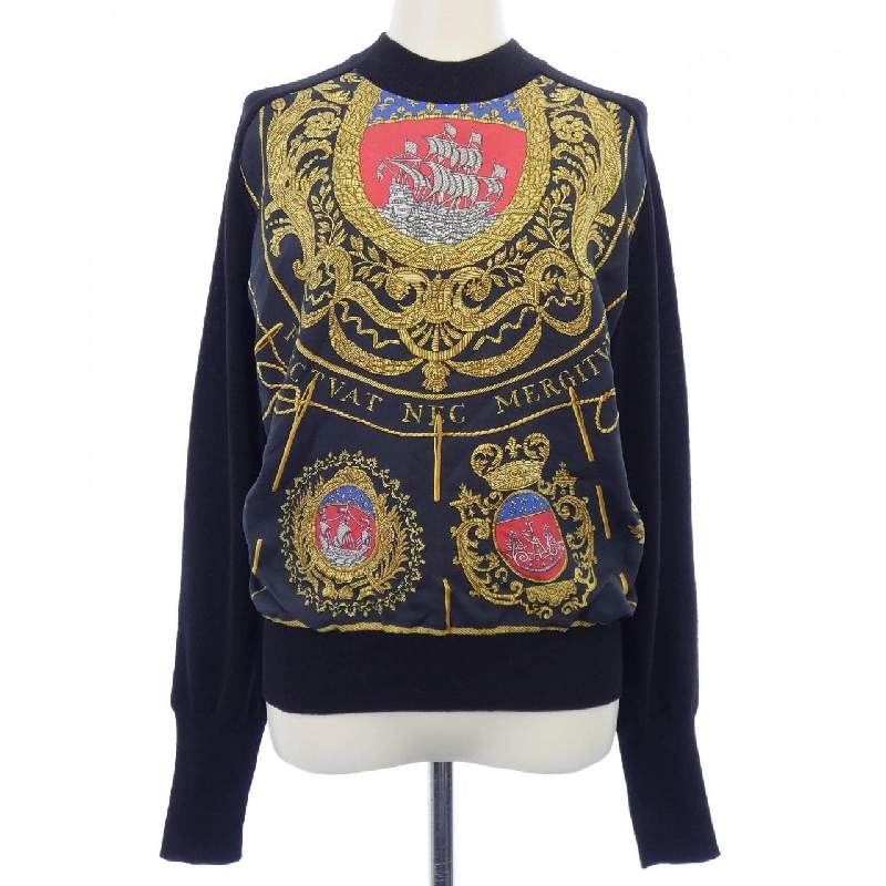 HERMES FLVCTVAT NEC MERGITVR Áo thun - Hàng hiệu Authentic 817277