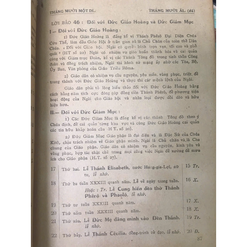 LỊCH CÔNG GIÁO - NĂM THÁNH 1975 ẤT MÃO NIÊN 509830