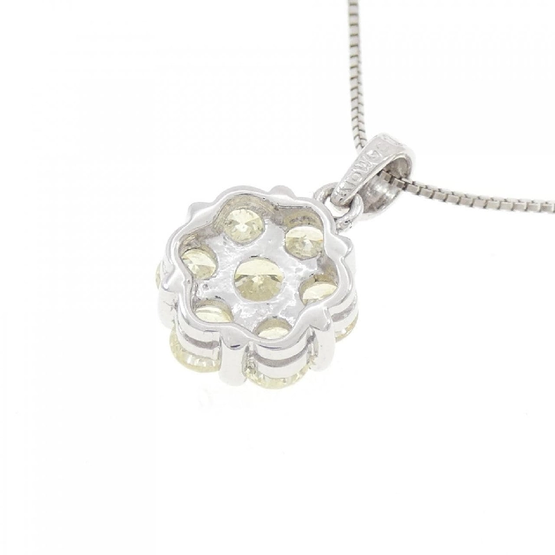 K18WG Hoa Kim Cương Dây Chuyền 1.35CT - Hàng hiệu Chính hãng 856989