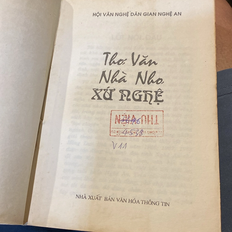 THƠ VĂN NHÀ NHO XỨ NGHỆ, NINH VIẾT GIAO (XB 1995) 501175