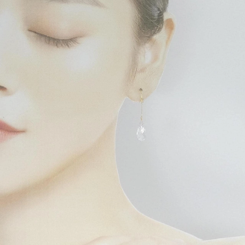 K18YG Bông tai Cubic - Hàng hiệu Chính hãng 871710