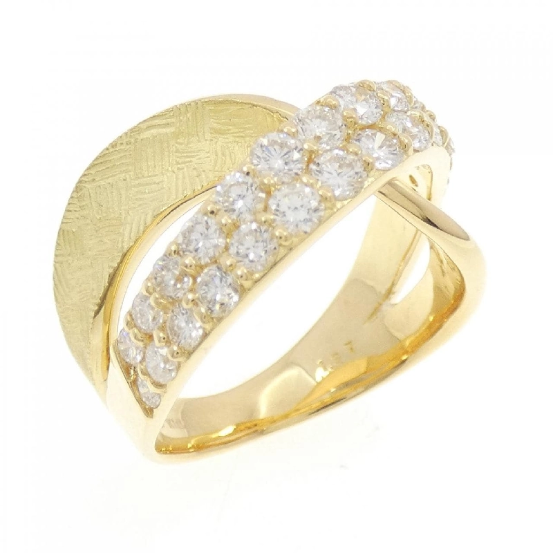 Nhẫn kim cương K18YG 1.37CT - Hàng hiệu Authentic 852509