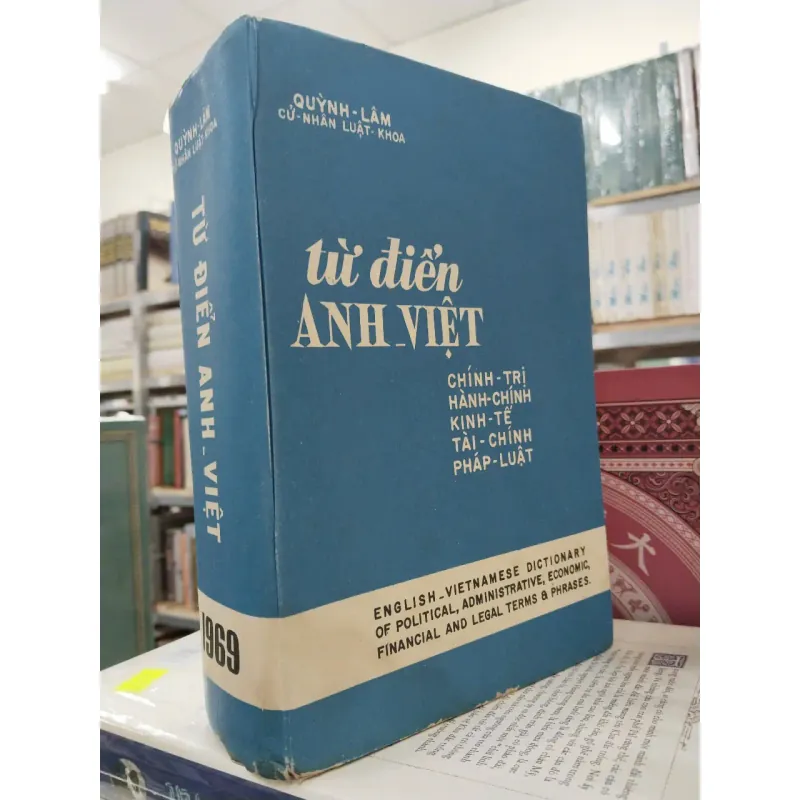TỪ ĐIỂN ANH VIỆT - QUỲNH LÂM 977830