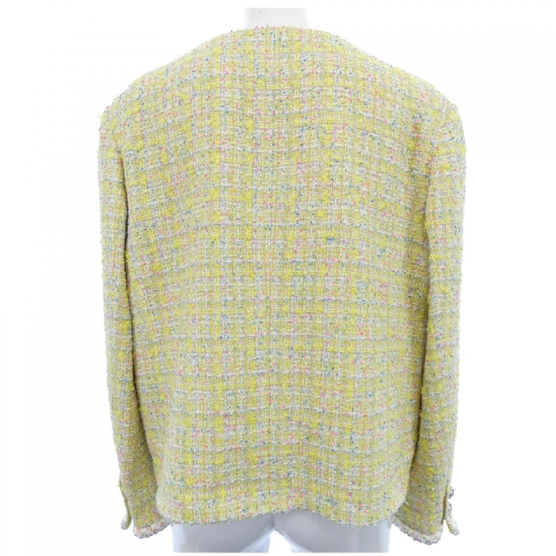 Áo khoác không cổ CHANEL P76339V68243 631095