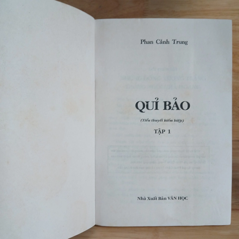 Quỷ Bảo (Bộ 6 Tập) - Phan Cảnh Trung 278577