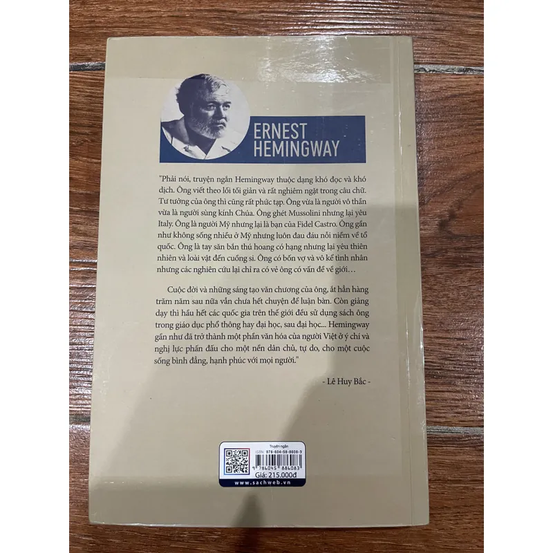 Truyện Ngắn Ernest Hemingway - Lê Huy Bắc (k3) 674905