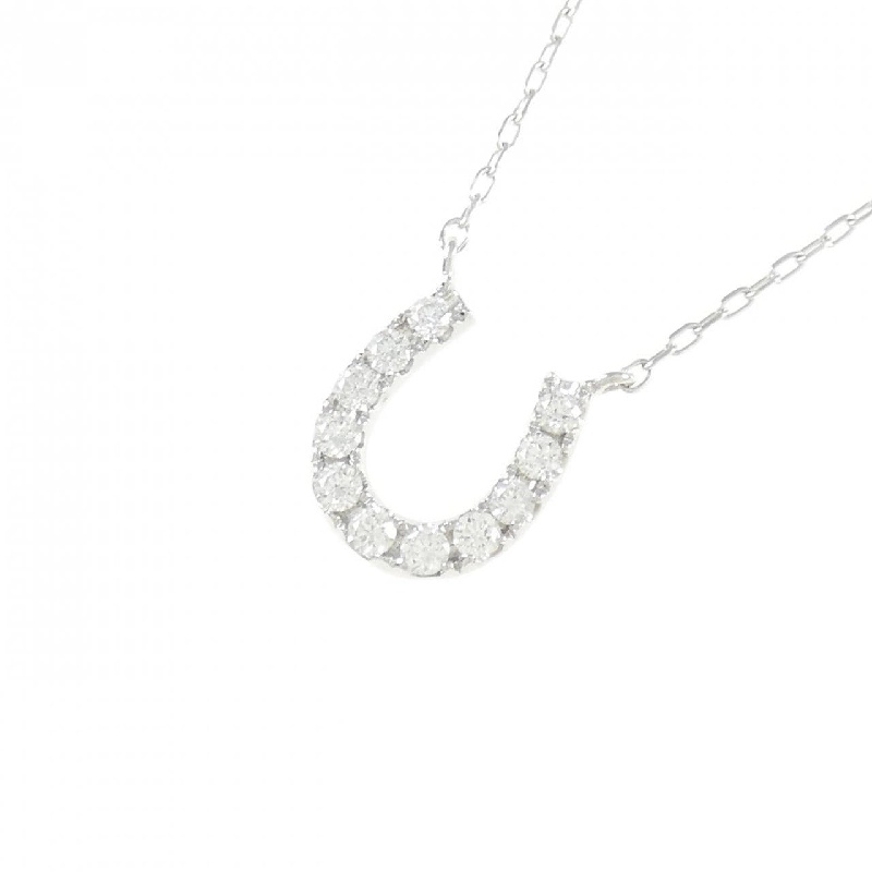 K18WG Móng ngựa Dây chuyền kim cương 0.30CT - Hàng hiệu Chính hãng 862045