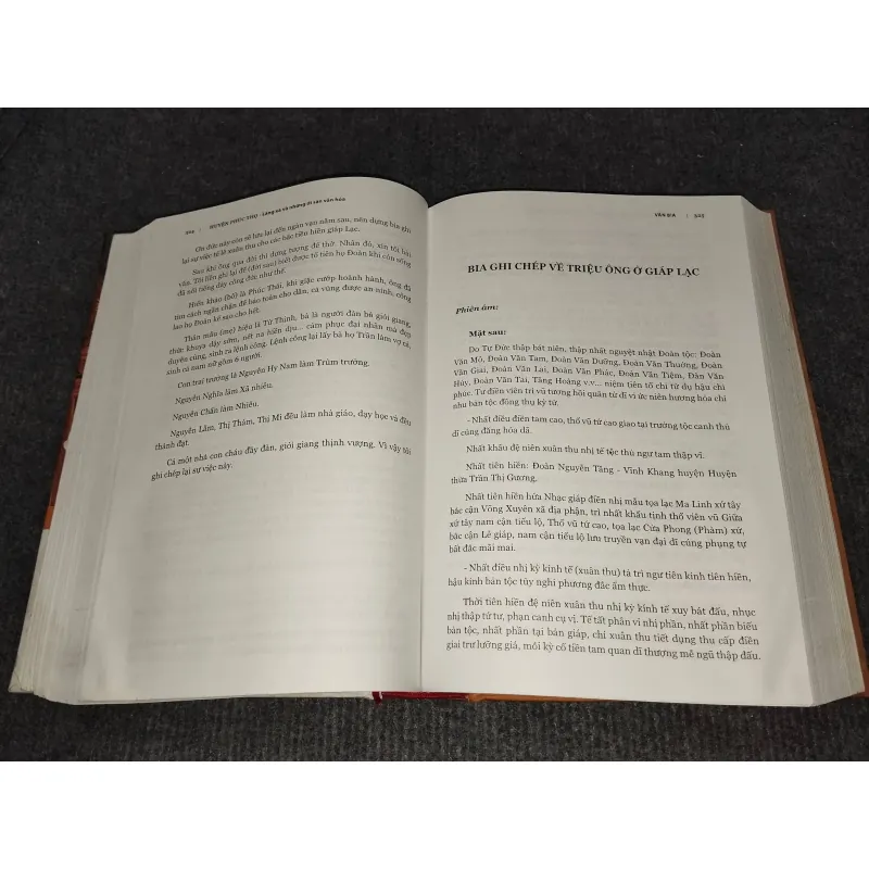 HUYỆN PHÚC THỌ. LÀNG XÃ VÀ NHỮNG DI SẢN VĂN HOÁ TẬP I: DI SẢN HÁN NÔM 992275