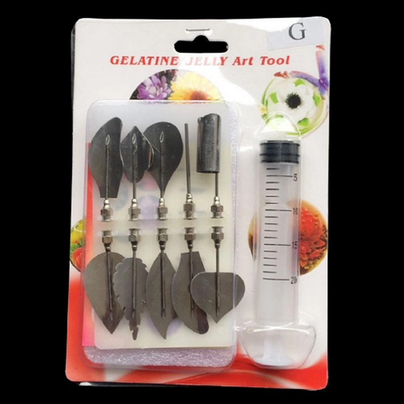 Bộ 10 dụng cụ làm thạch rau câu 3D - Bộ nhập khẩu - Tặng kèm xi lanh – Mã số 1000 335406