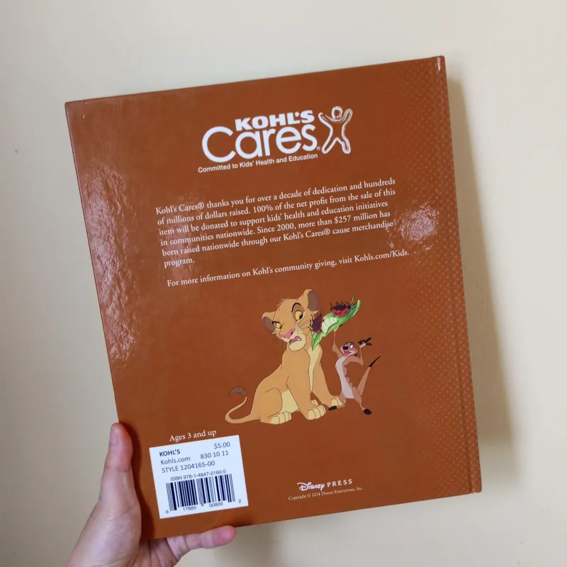 Truyện tranh Tiếng Anh trẻ em khổ lớn The Lion King như mới 960604