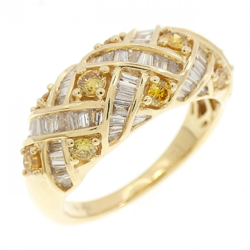 Nhẫn kim cương K18YG 0.50CT 670670