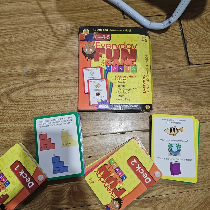 Everyday Fun and game cards như hình 590439