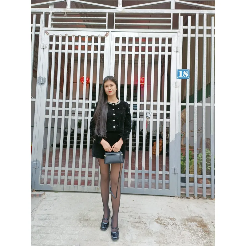 Set Dạ Nhung Đen 757609