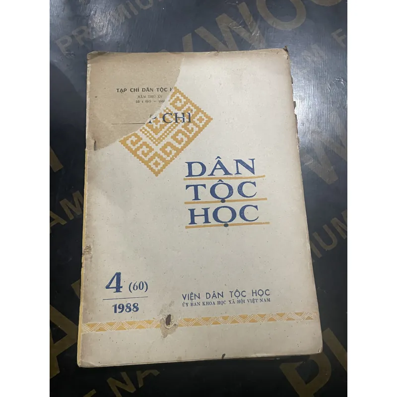 Tạp chí Dân tộc học học số 4.1988 725026