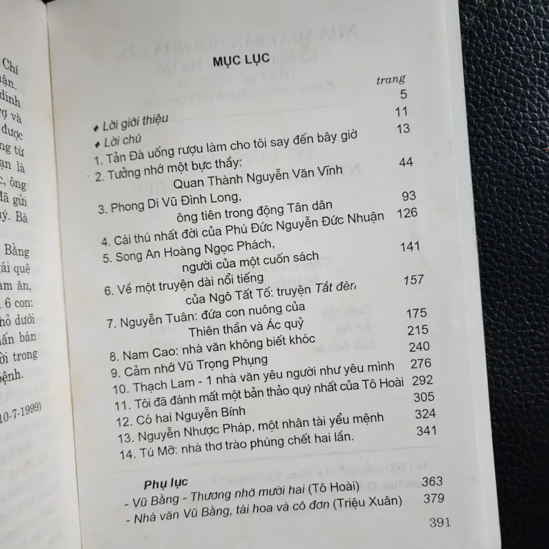 Mười bốn gương mặt nhà văn đồng nghiệp | vũ bằng  931038