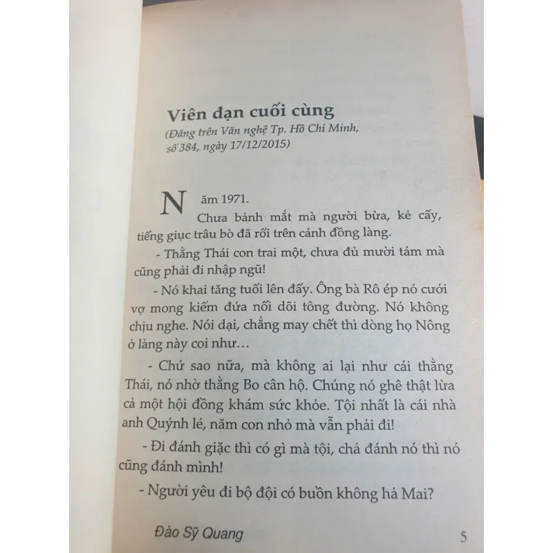 Viên Đạn Cuối Cùng - Đào Sỹ Quang 777736