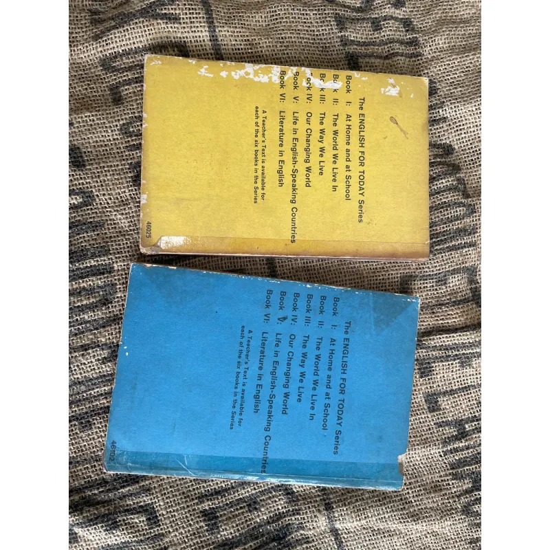 English for today 1,2; xuất bản 1960s 1017698