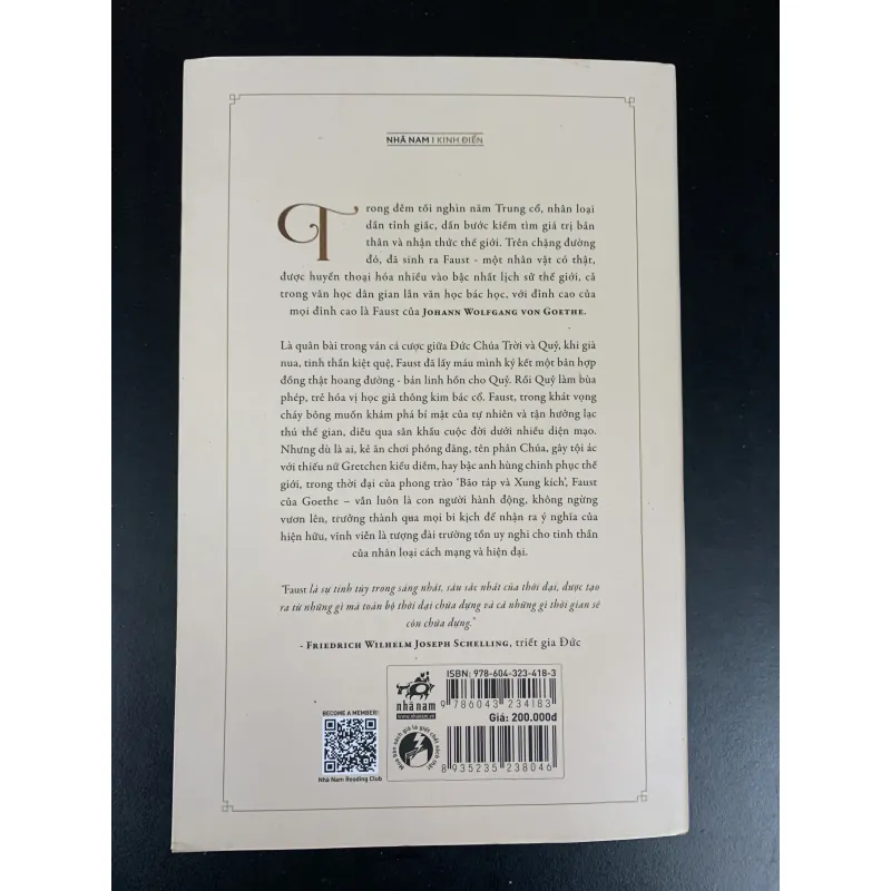 (Sách cũ) Faust - Johann Wolfgang Von Goethe - Quang Chiến dịch  958469