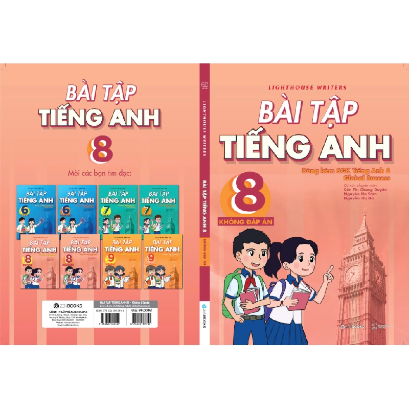 Bài Tập Tiếng Anh 8 (Không Đáp Án) - Dùng Kèm SGK Tiếng Anh 8 Global Success - Mai Lan Hương, Hà Thanh Uyên 288735
