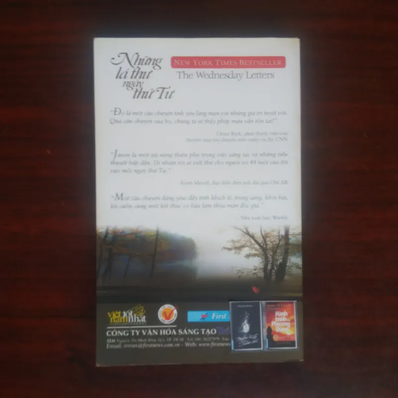 [Tiểu Thuyết] Những Lá Thư Ngày Thứ Tư (Jason F. Wright) The Wednesday Letters 1022247