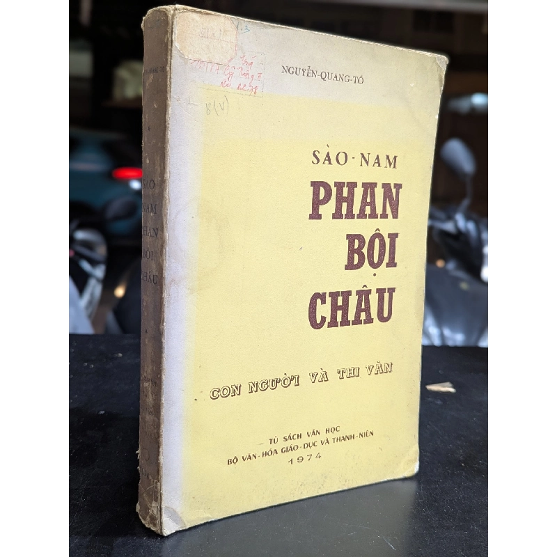 Sào Nam Phan Bội Châu con người và thi văn - Nguyễn Quang Tô 378169