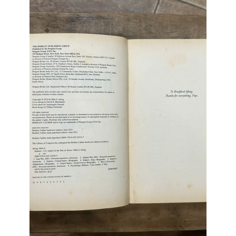 Hunters: U.S. Snipers in the War on Terror - Milo S. Afong 731968