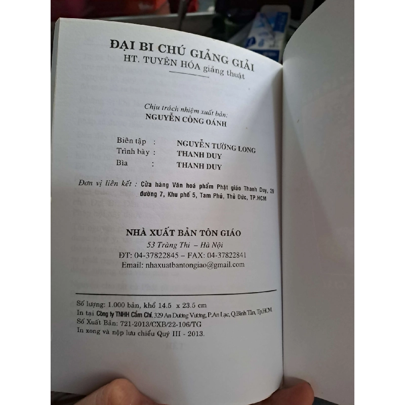 Đại bi chú giảng giải- Tuyên Hoá TÂM LINH - TÔN GIÁO - THIỀN HCM1008 920081