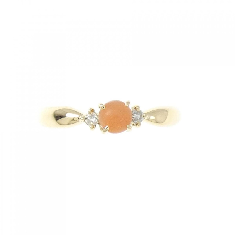 Nhẫn San Hô K18YG - Hàng hiệu Chính hãng 855689