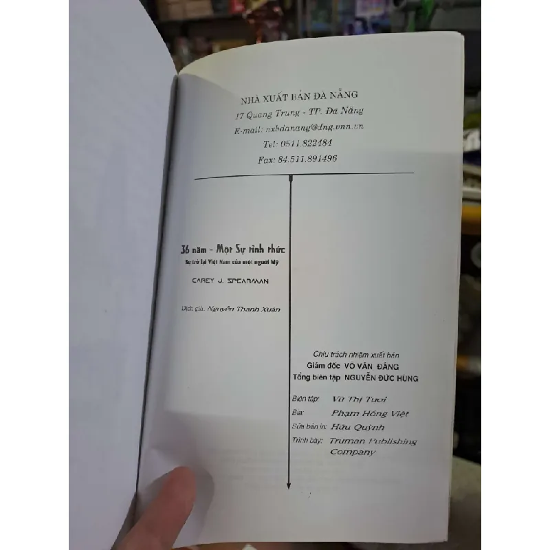 36 năm một sự tỉnh thức - Spearman LỊCH SỬ - CHÍNH TRỊ - TRIẾT HỌC VAVO0910 588626