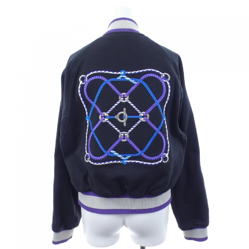 Áo khoác HERMES FIGURE ARTISTIQUE VARSITY EMBROIDE 3H4208DD - Hàng hiệu Chính hãng 812759