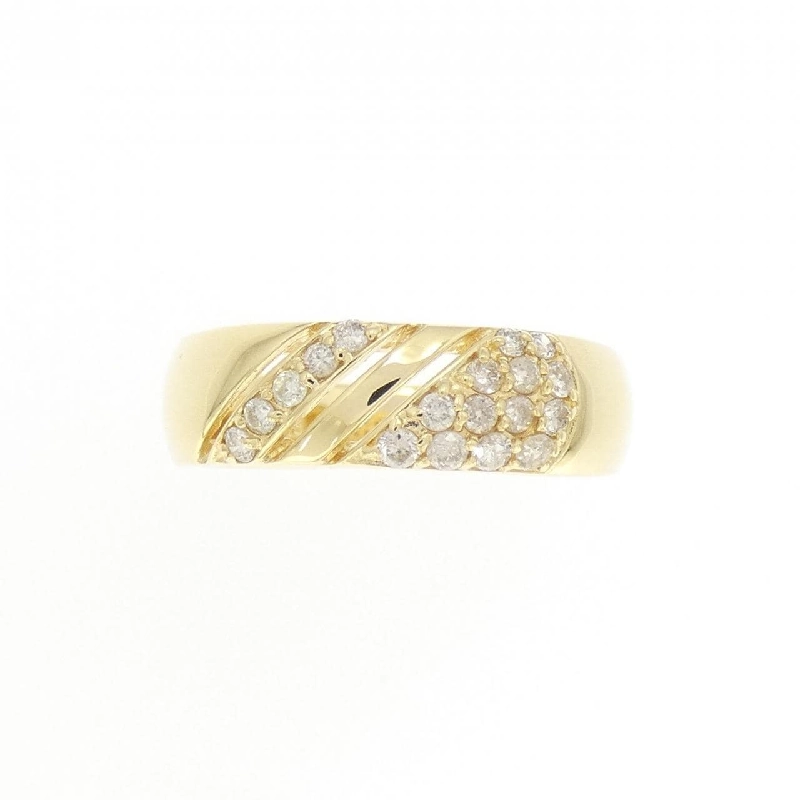 Nhẫn kim cương K18YG 0.25CT 670188