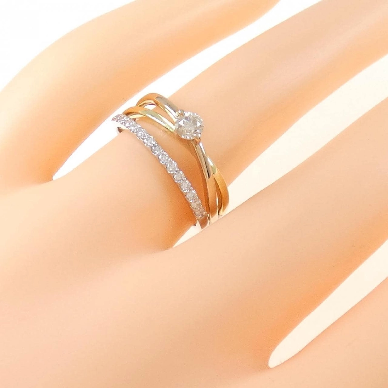 【Sản phẩm mới】PT/K18/K18PG Nhẫn kim cương 0.30CT 673407